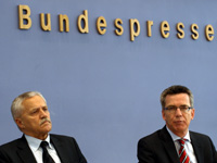 Heinz Fromm und Thomas de Maizière