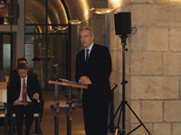 Ministerpräsident Tillich bei der Preisverleihung 2009