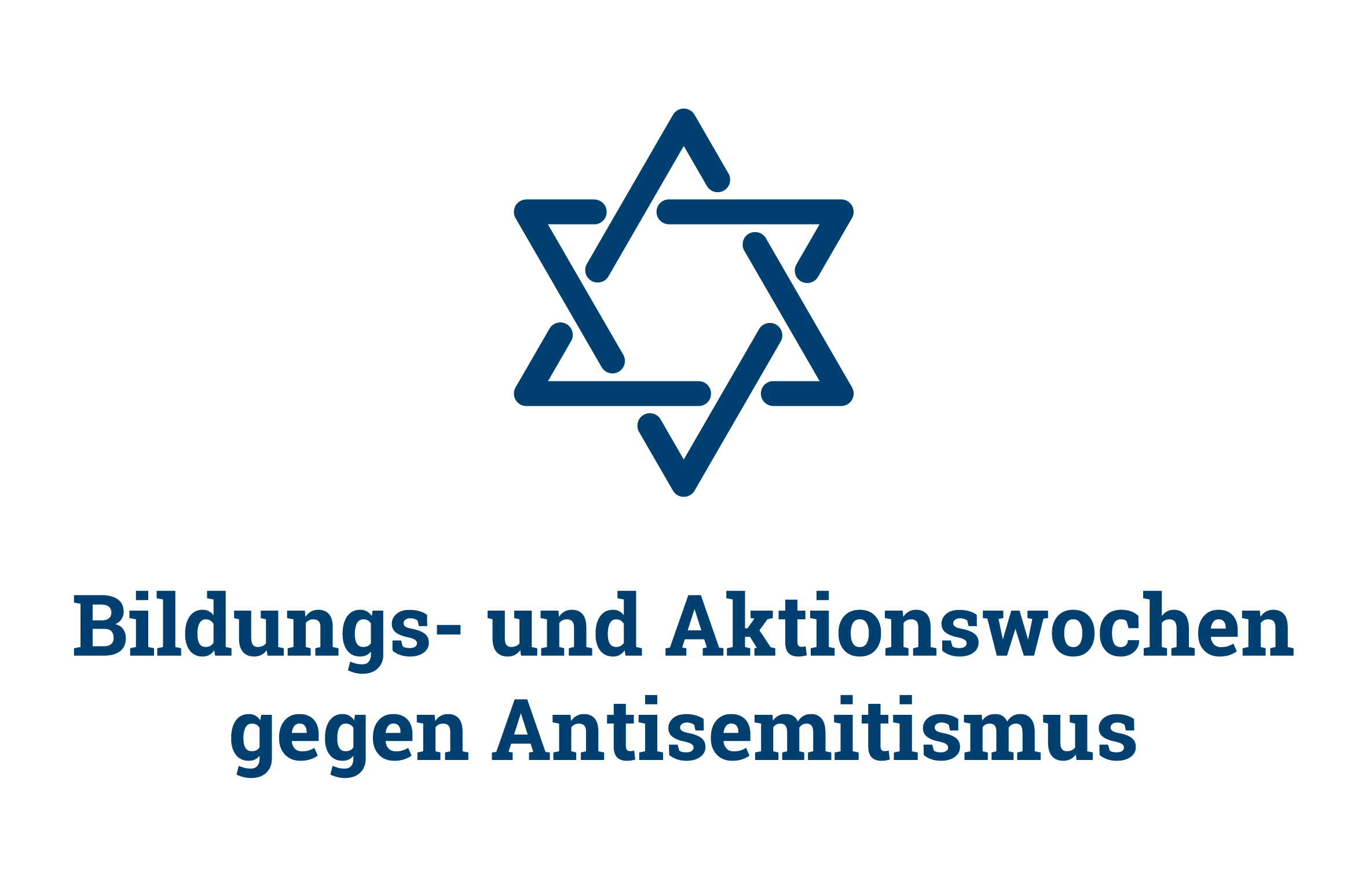 Logo: Bildungs- und Aktionswochen gegen Antisemitismus