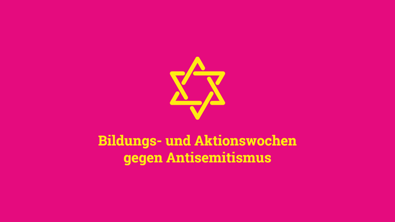 Logo Bildungs- und Aktionswochen gegen Antisemitismus