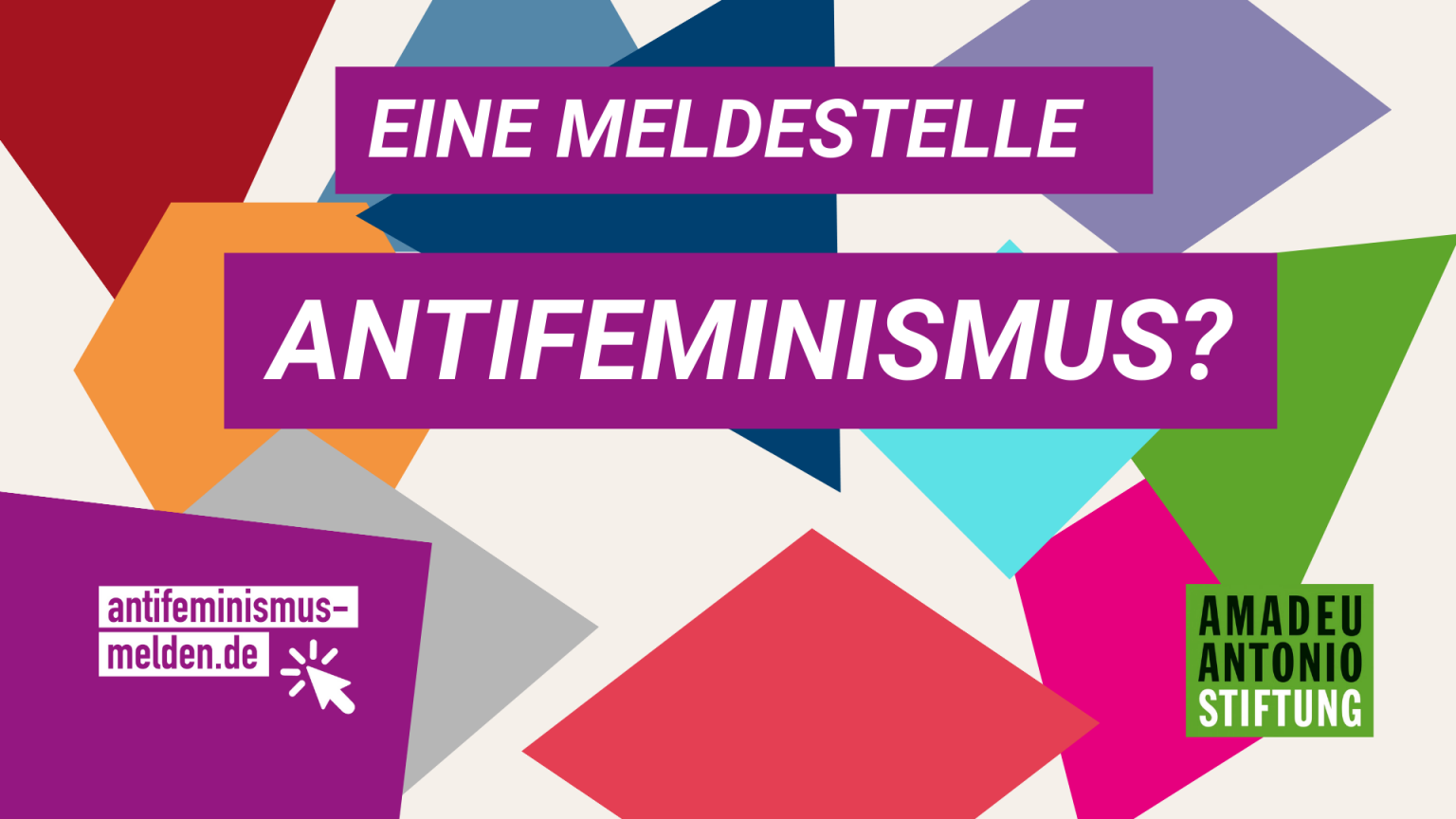 Meldestelle Antifeminismus Amadeu Antonio Stiftung