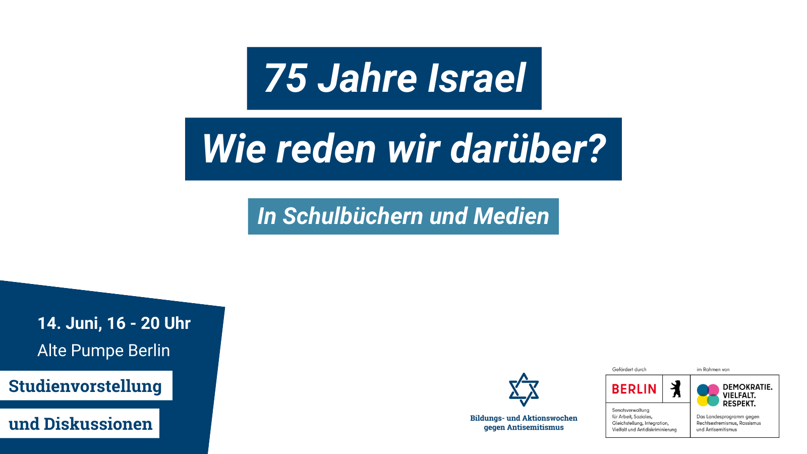 Schulbuchanalyse Israel Beitragsbild