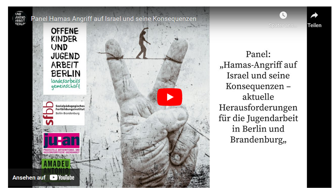 Mitschnitt Panel Hamas-Angriff