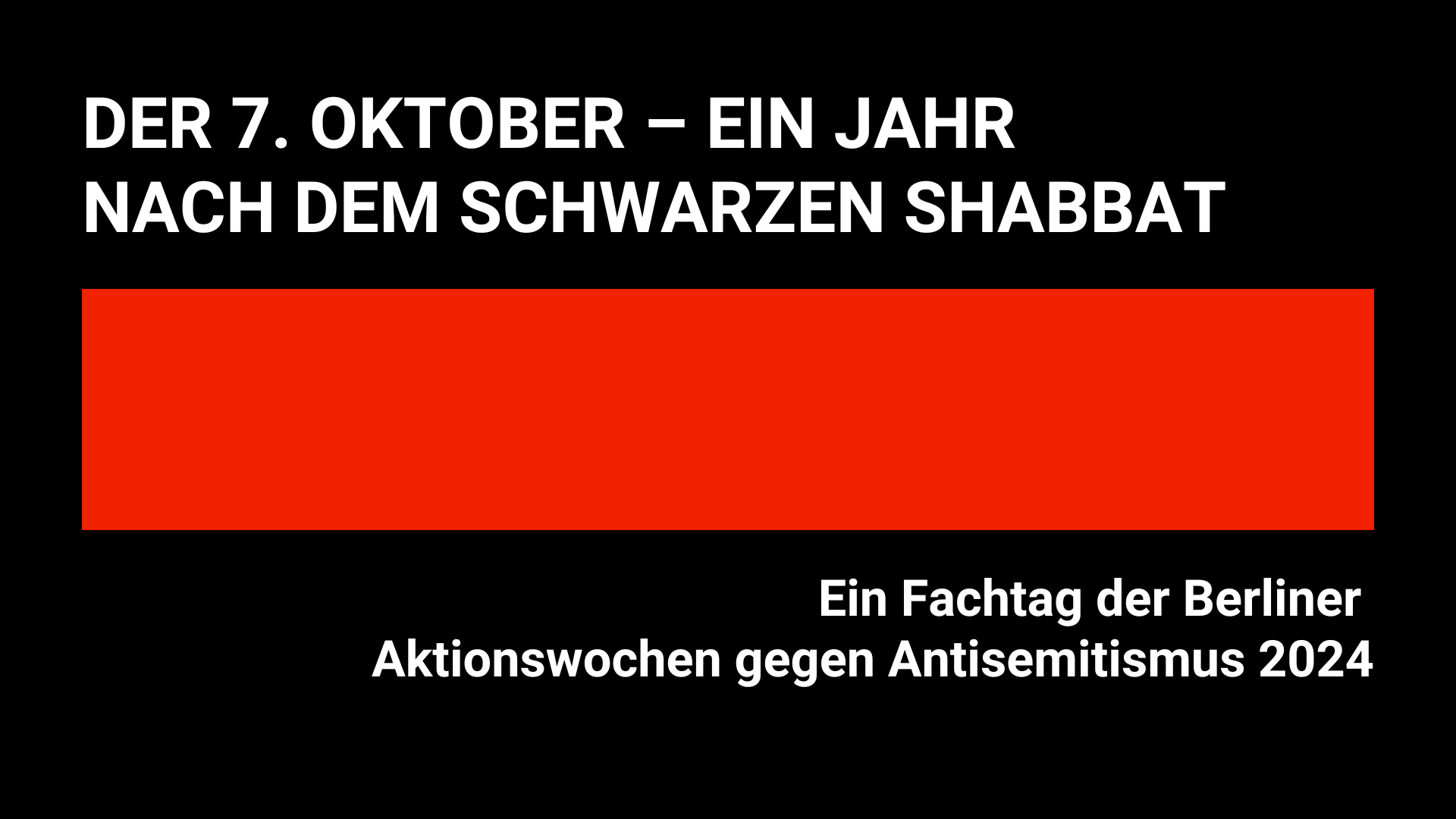 Schwarzer Shabbat (1920 x 1080 px)