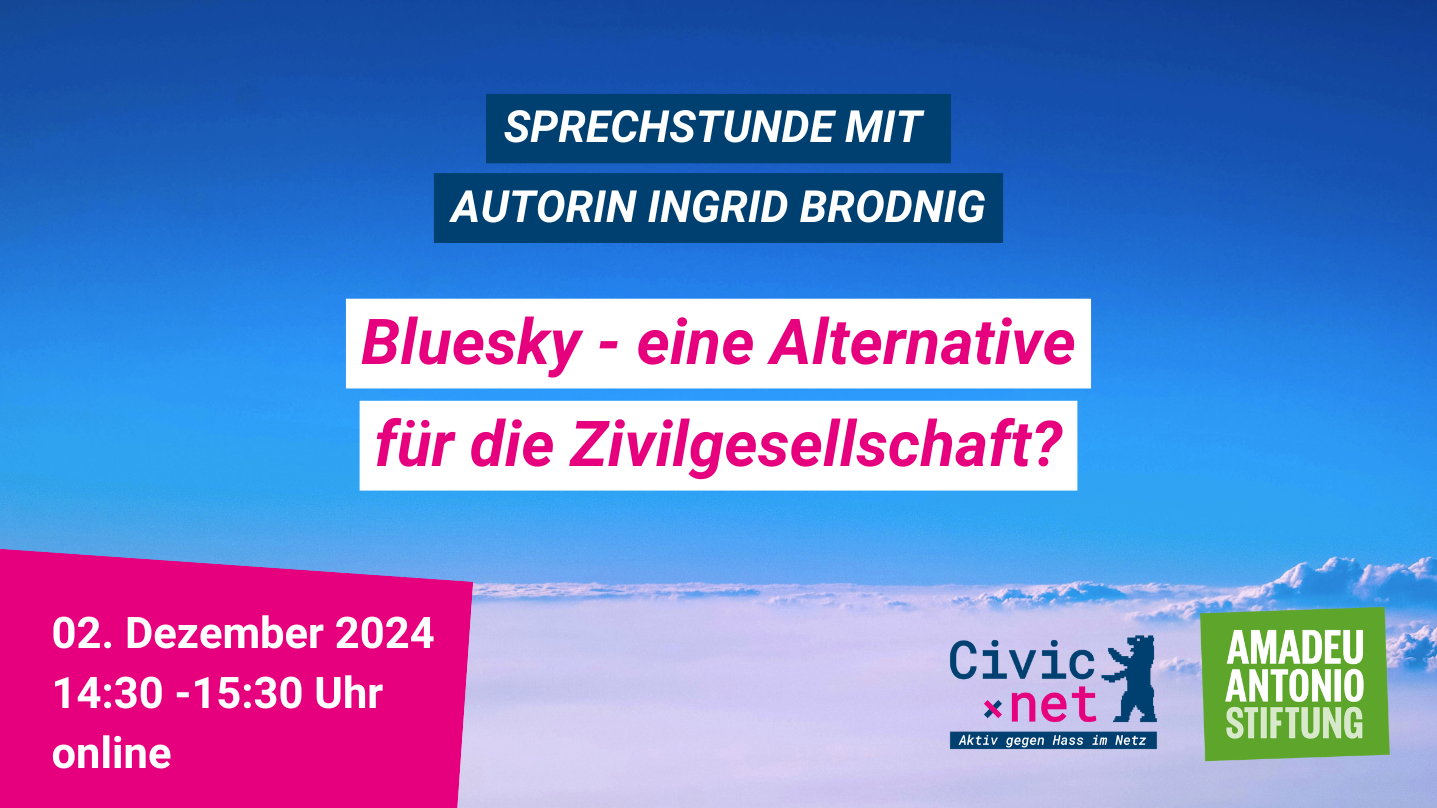 Bluesky Sprechstunde Website