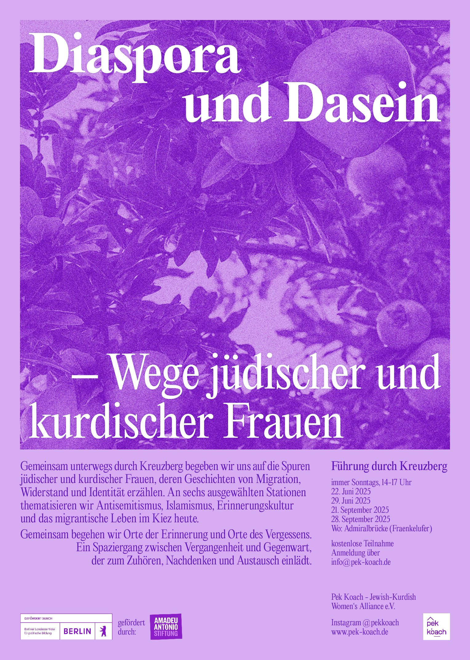 Diaspora und Dasein_Plakat_aktuelle Termine
