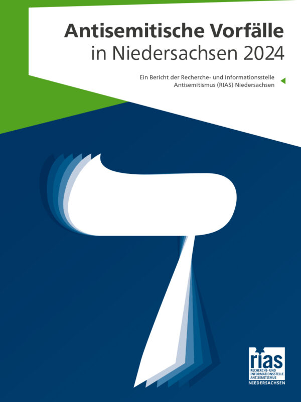 Antisemitische_Vorfälle_2024_Rias_Niedersachsen_Cover