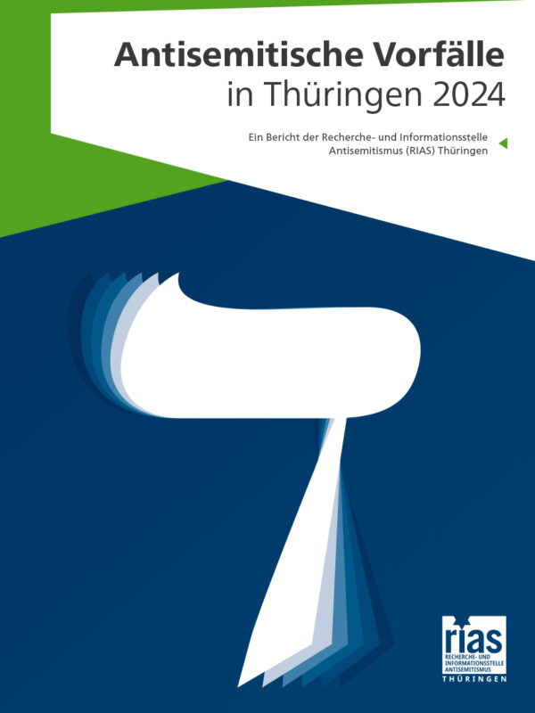 Antisemitische_Vorfälle_2024_Rias_Thüringen_Cover