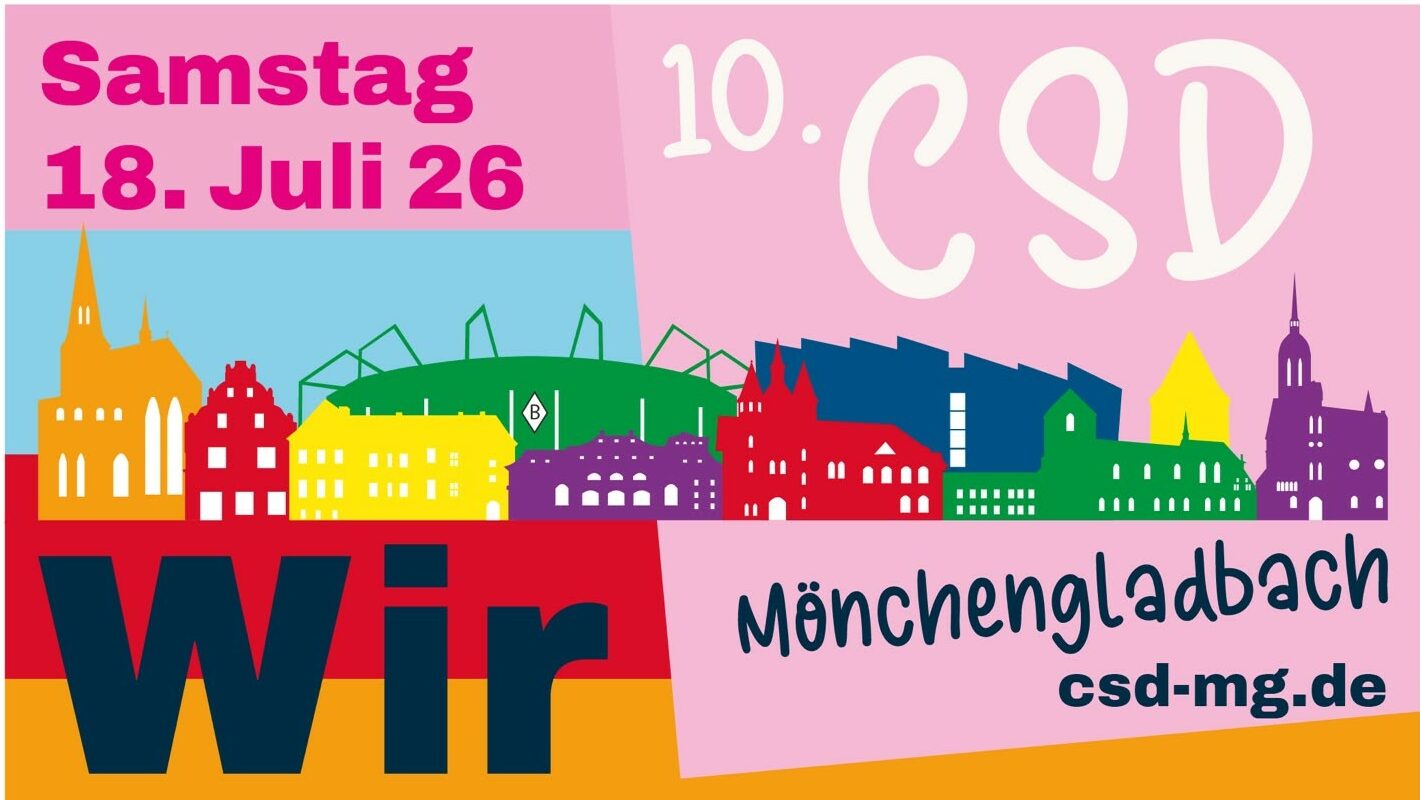 Plakat CSD Mönchengladbach