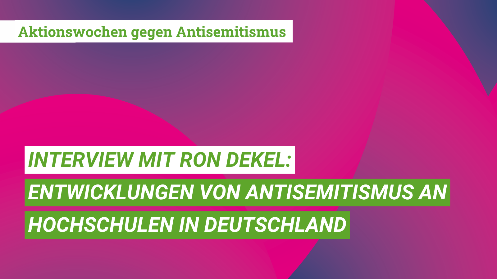 Interview_Ron Dekel
